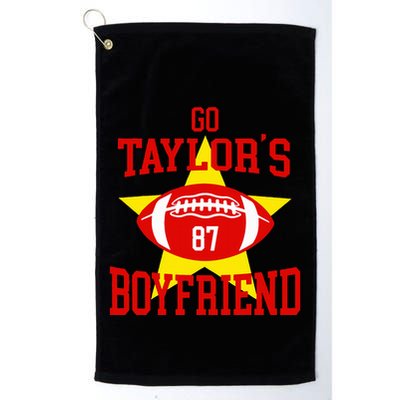 Go T.aylors Boyfriend Football Funny Go T.aylor's Boyfriend Golf Towel