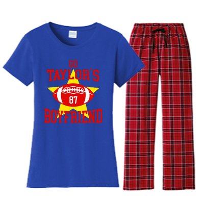 Go T.aylors Boyfriend Football Funny Go T.aylor's Boyfriend Women's Flannel Pajama Set