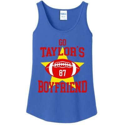 Go T.aylors Boyfriend Football Funny Go T.aylor's Boyfriend Ladies Essential Tank