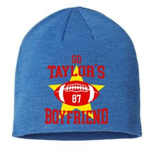 Go T.aylors Boyfriend Football Funny Go T.aylor's Boyfriend Sustainable Beanie