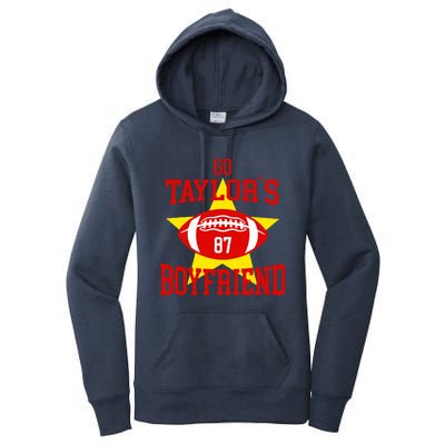 Go T.aylors Boyfriend Football Funny Go T.aylor's Boyfriend Women's Pullover Hoodie