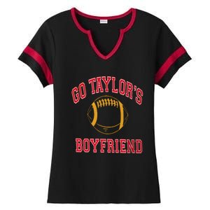 Go T.aylor's Boyfriend T.ravis K.elce Ladies Halftime Notch Neck Tee