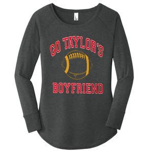 Go T.aylor's Boyfriend T.ravis K.elce Women's Perfect Tri Tunic Long Sleeve Shirt