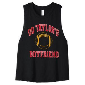 Go T.aylor's Boyfriend T.ravis K.elce Women's Racerback Cropped Tank