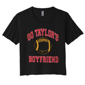 Go T.aylor's Boyfriend T.ravis K.elce Women's Crop Top Tee