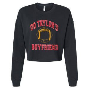 Go T.aylor's Boyfriend T.ravis K.elce Cropped Pullover Crew