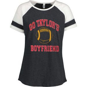 Go T.aylor's Boyfriend T.ravis K.elce Enza Ladies Jersey Colorblock Tee