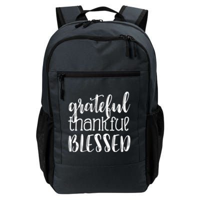 Grateful Thankful Blessed Gift Thanksgiving Daily Commute Backpack