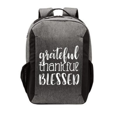 Grateful Thankful Blessed Gift Thanksgiving Vector Backpack