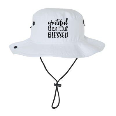 Grateful Thankful Blessed Gift Thanksgiving Legacy Cool Fit Booney Bucket Hat