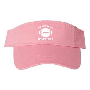 Go T.aylor's Boyfriend Football Red Valucap Bio-Washed Visor