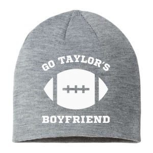 Go T.aylor's Boyfriend Football Red Sustainable Beanie