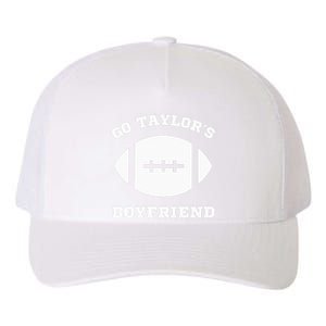 Go T.aylor's Boyfriend Football Red Yupoong Adult 5-Panel Trucker Hat