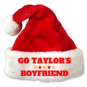 Go TaylorS Boyfriend Football Fan Premium Christmas Santa Hat