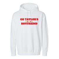 Go TaylorS Boyfriend Football Fan Garment-Dyed Fleece Hoodie