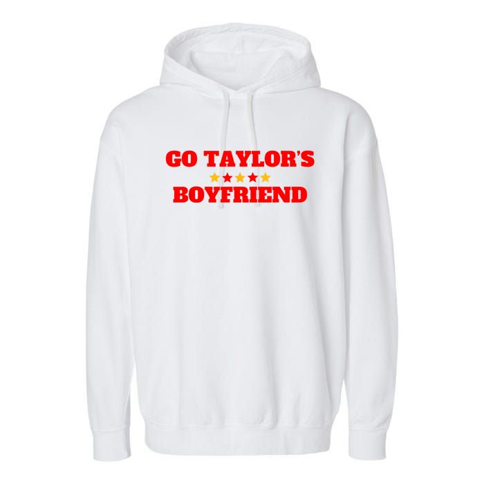 Go TaylorS Boyfriend Football Fan Garment-Dyed Fleece Hoodie