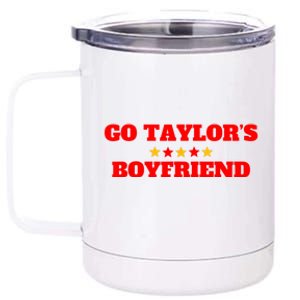 Go TaylorS Boyfriend Football Fan 12 oz Stainless Steel Tumbler Cup