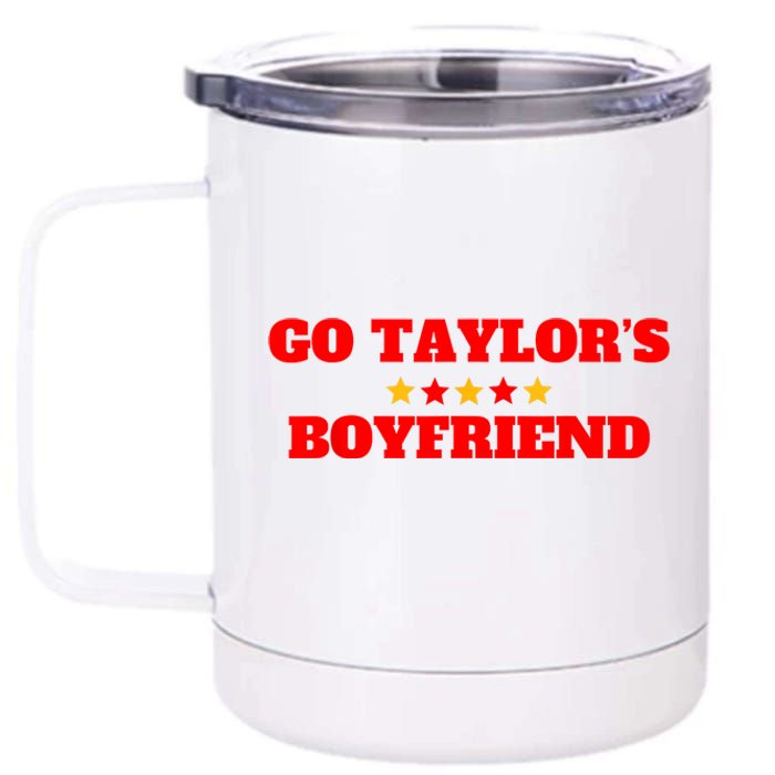 Go TaylorS Boyfriend Football Fan 12 oz Stainless Steel Tumbler Cup