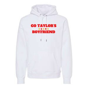 Go TaylorS Boyfriend Football Fan Premium Hoodie