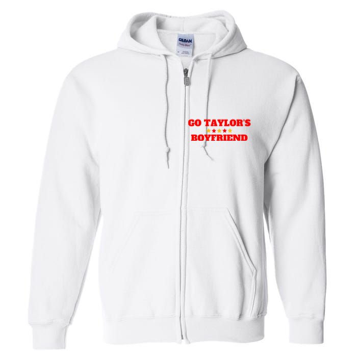 Go TaylorS Boyfriend Football Fan Full Zip Hoodie