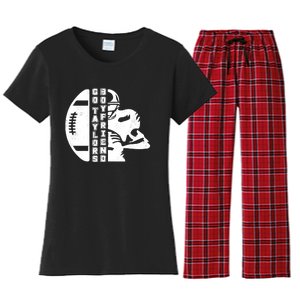 Go Taylors Boyfriend Funny Football Women's Flannel Pajama Set