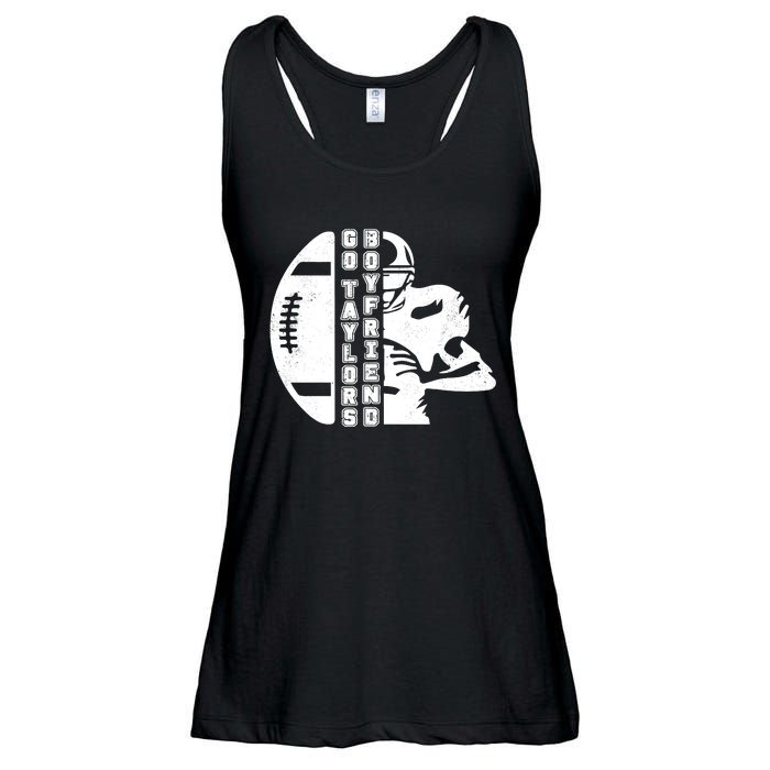 Go Taylors Boyfriend Funny Football Ladies Essential Flowy Tank