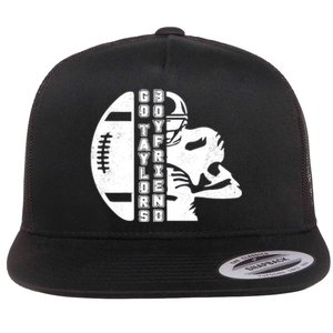 Go Taylors Boyfriend Funny Football Flat Bill Trucker Hat