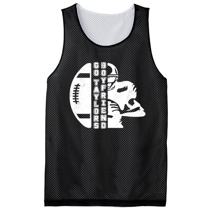 Go Taylors Boyfriend Funny Football Mesh Reversible Basketball Jersey Tank