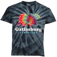 Gatlinburg Tennessee Bear Great Smoky Mountains Kids Tie-Dye T-Shirt