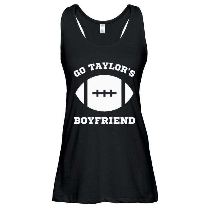 Go T.aylor's Boyfriend Football Red Ladies Essential Flowy Tank