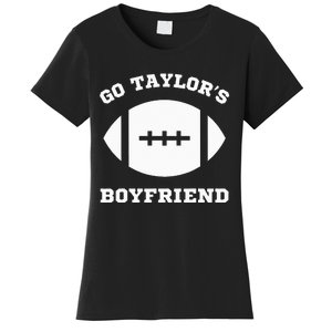 Go T.aylor's Boyfriend Football Red Women's T-Shirt