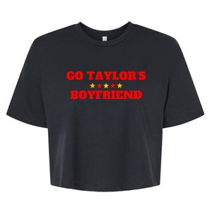 Go Tay.LorS Boyf.Riend Football Fan Bella+Canvas Jersey Crop Tee