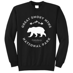 Gatlinburg Tn Bear Retro Great Smoky Mountains National Park Sweatshirt