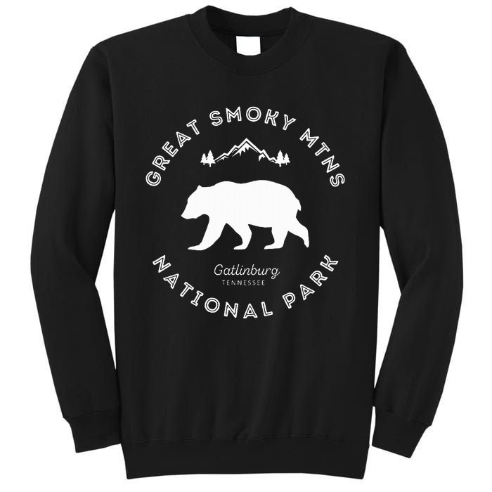 Gatlinburg Tn Bear Retro Great Smoky Mountains National Park Sweatshirt