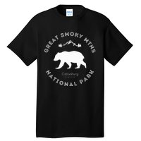 Gatlinburg Tn Bear Retro Great Smoky Mountains National Park Tall T-Shirt