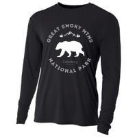 Gatlinburg Tn Bear Retro Great Smoky Mountains National Park Cooling Performance Long Sleeve Crew