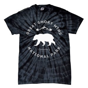 Gatlinburg Tn Bear Retro Great Smoky Mountains National Park Tie-Dye T-Shirt