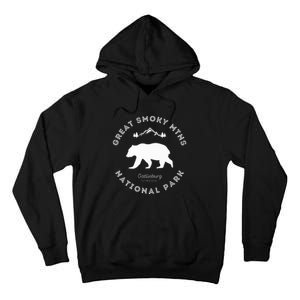 Gatlinburg Tn Bear Retro Great Smoky Mountains National Park Tall Hoodie