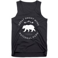 Gatlinburg Tn Bear Retro Great Smoky Mountains National Park Tank Top