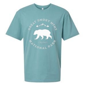 Gatlinburg Tn Bear Retro Great Smoky Mountains National Park Sueded Cloud Jersey T-Shirt