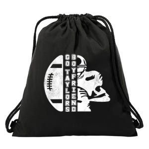 Go Taylors Boyfriend Funny Football Drawstring Bag