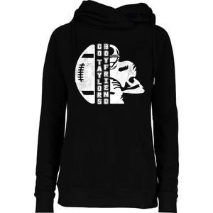 Go Taylors Boyfriend Funny Football Womens Funnel Neck Pullover Hood