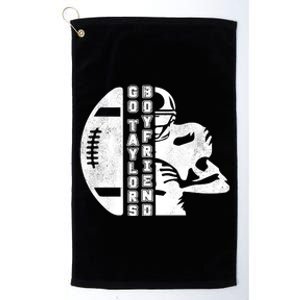 Go Taylors Boyfriend Funny Football Platinum Collection Golf Towel