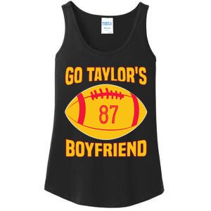 Go T.aylors Boyfriend Football Funny Go T.aylor's Boyfriend Ladies Essential Tank