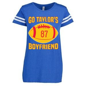 Go T.aylors Boyfriend Football Funny Go T.aylor's Boyfriend Enza Ladies Jersey Football T-Shirt