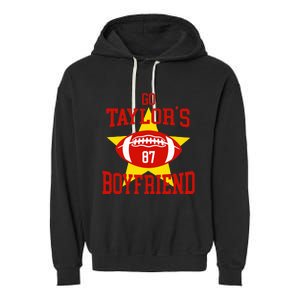 Go T.aylors Boyfriend Football Funny Go T.aylor's Boyfriend Garment-Dyed Fleece Hoodie