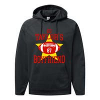 Go T.aylors Boyfriend Football Funny Go T.aylor's Boyfriend Performance Fleece Hoodie