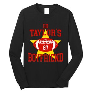 Go T.aylors Boyfriend Football Funny Go T.aylor's Boyfriend Long Sleeve Shirt