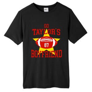 Go T.aylors Boyfriend Football Funny Go T.aylor's Boyfriend Tall Fusion ChromaSoft Performance T-Shirt