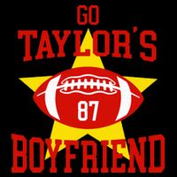 Go T.aylors Boyfriend Football Funny Go T.aylor's Boyfriend Drawstring Bag
